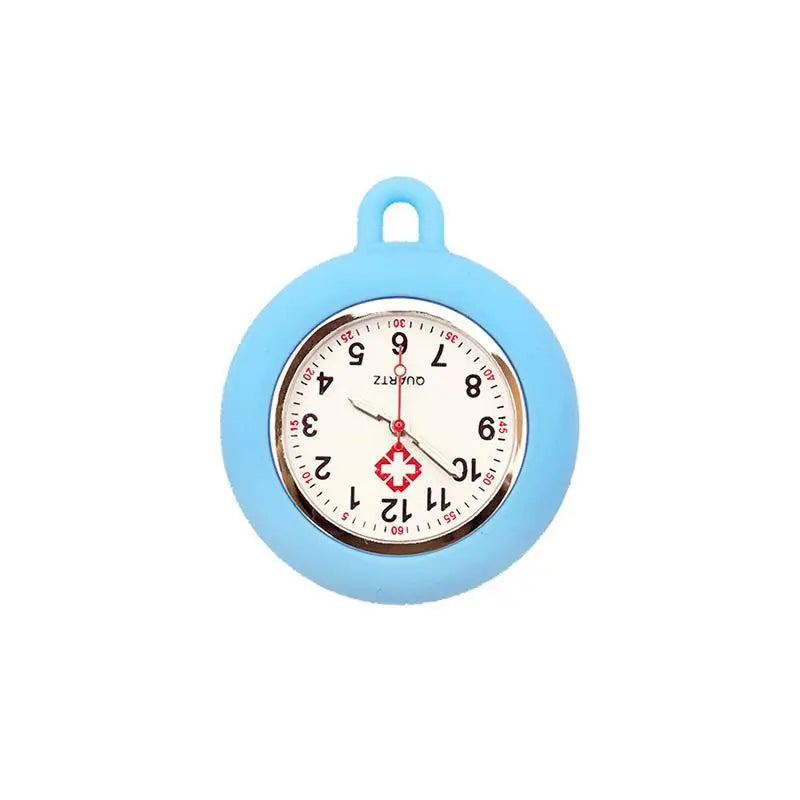 Silicone Nurse Fob Watch – Colourful Lapel Clip Pocket Watch