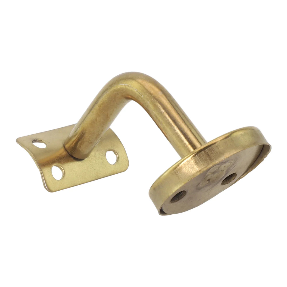 Gold Stair Handrail Bracket | Wall-Mounted Balustrade Support