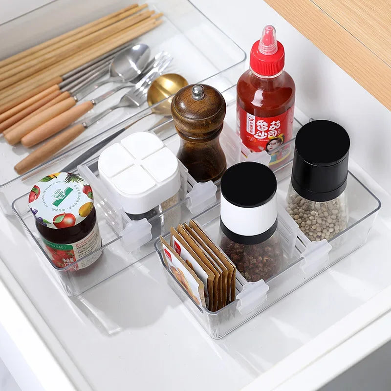 Adjustable Fridge Door Organizer Clips – BPA-Free Partition