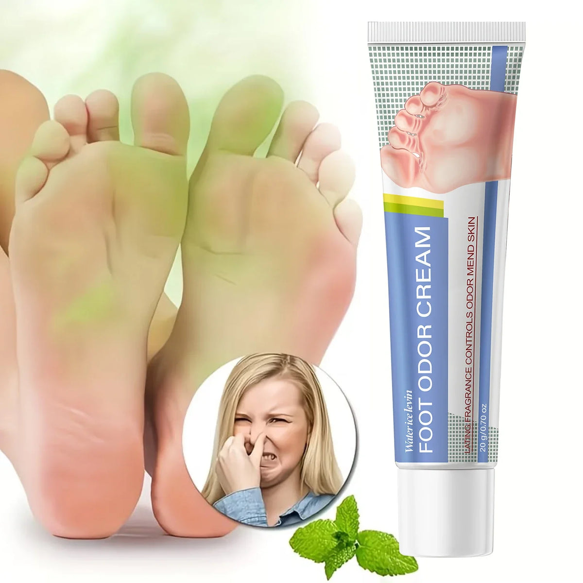 Moisturizing Foot Cream – Hyaluronic Acid & Niacinamide Odor Control