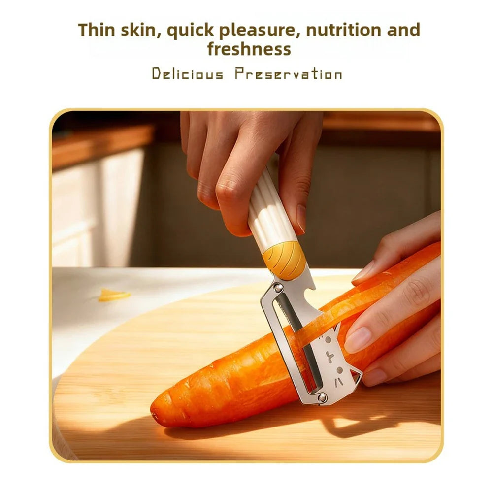 Stainless Steel Vegetable Peeler & Julienne Tool | Aihogard