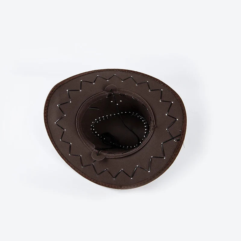 Western Cowboy Hat – Unisex Denim Jazz Cap for Men & Women