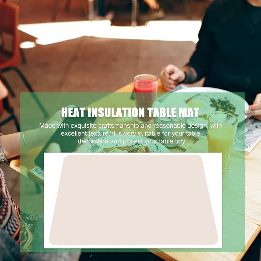 Leeseph Silicone Placemats Non-slip Waterproof Stain Resistant