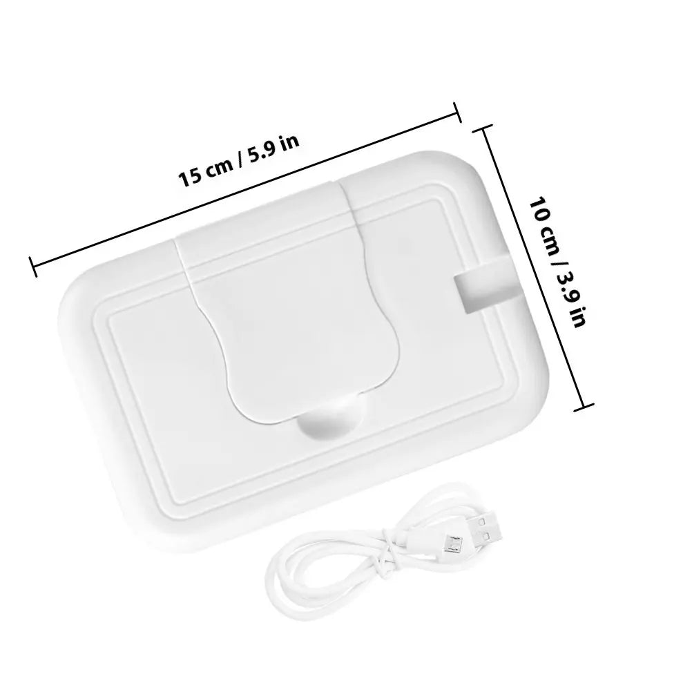 Baby Wipe Warmer 24H Constant Temp USB Dispenser for Diapers
