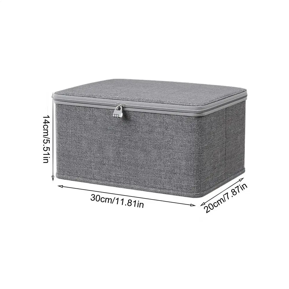 Large Storage Box Lock Stackable Container Secure Handle Locking