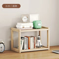 Solid Wood Multi-Layer Storage Shelf – Bookshelf & Shoe Rack