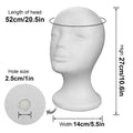 Female Styrofoam Mannequin Manikin Head Model Foam Wig Hair