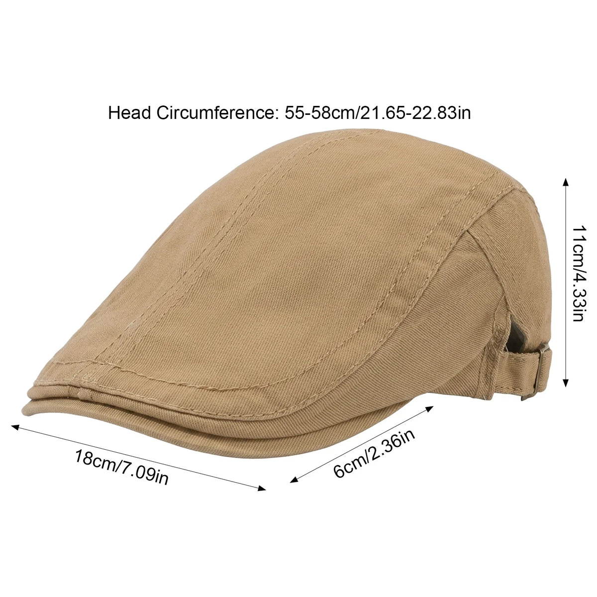 Women's Retro Newsboy Hat | Cotton Beret Spring & Autumn