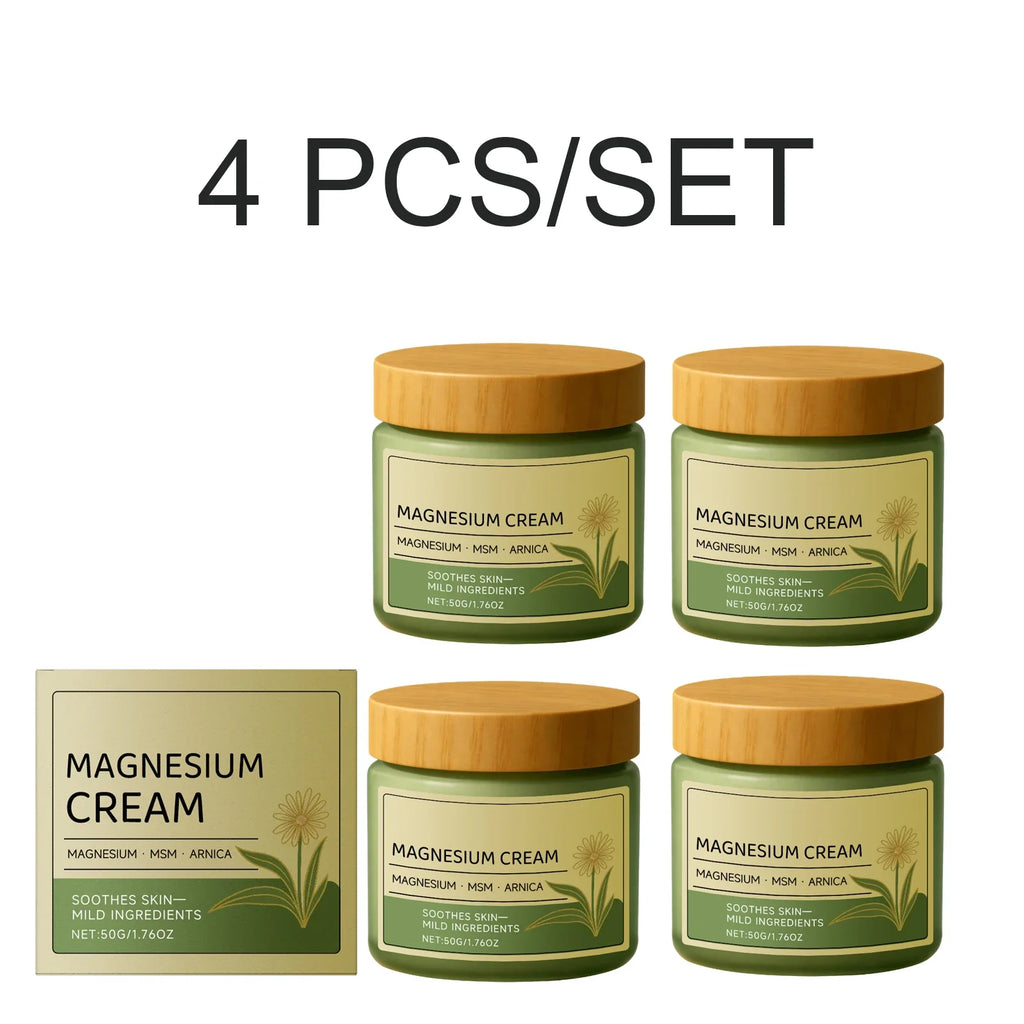 Magnesium Body Cream with MSM & Arnica – 50g Daily Moisturizer