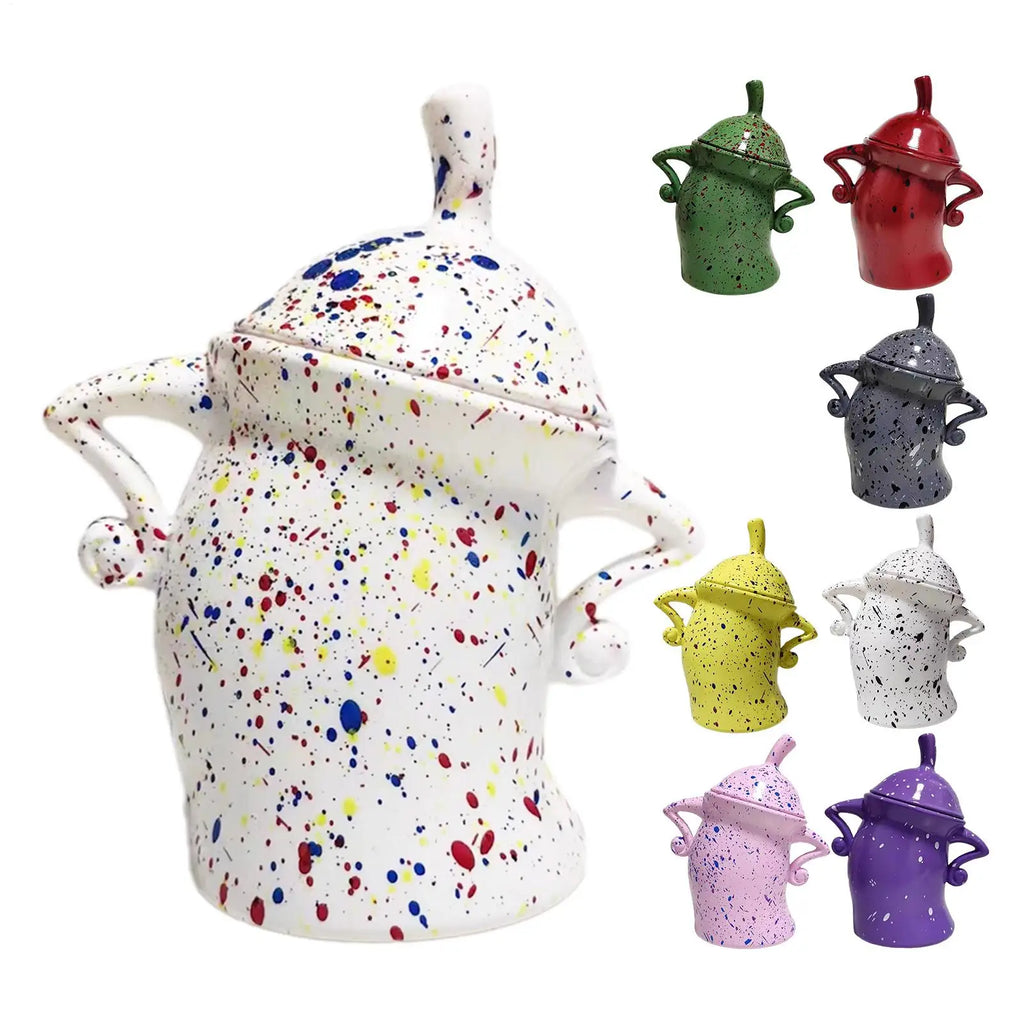 Canister Attitude Creative Akimbo Cup Mugs Food Jars Kitchen Storage