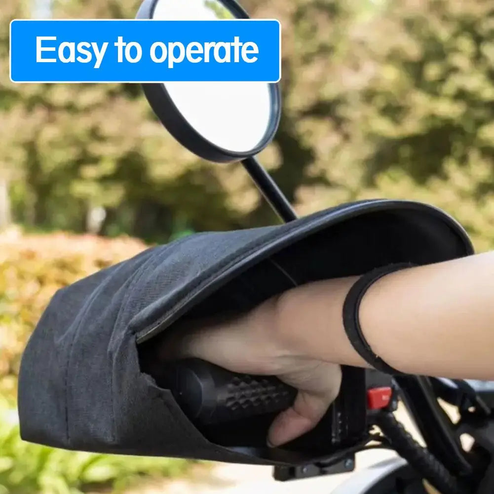 Motorcycle Handlebar Gloves – Waterproof, Windproof & UV Protection