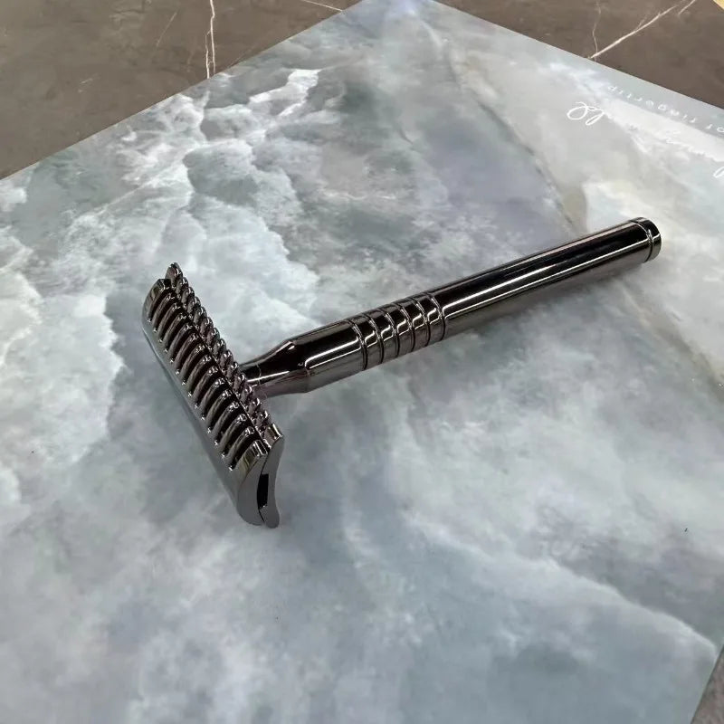 2026 Yaqi Charcoal Safety Razor Mens Comfortable Shaving