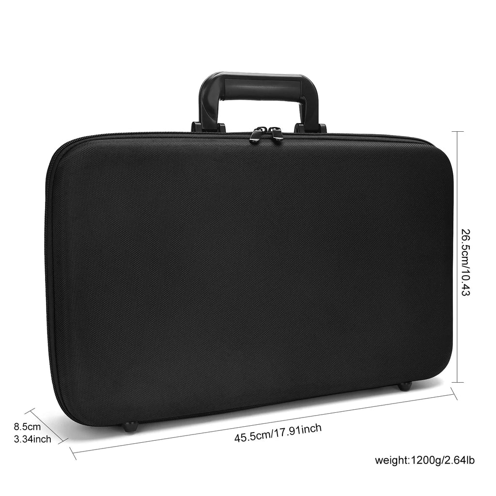 High-Capacity Barber Bag | PU Leather Salon Organizer Case
