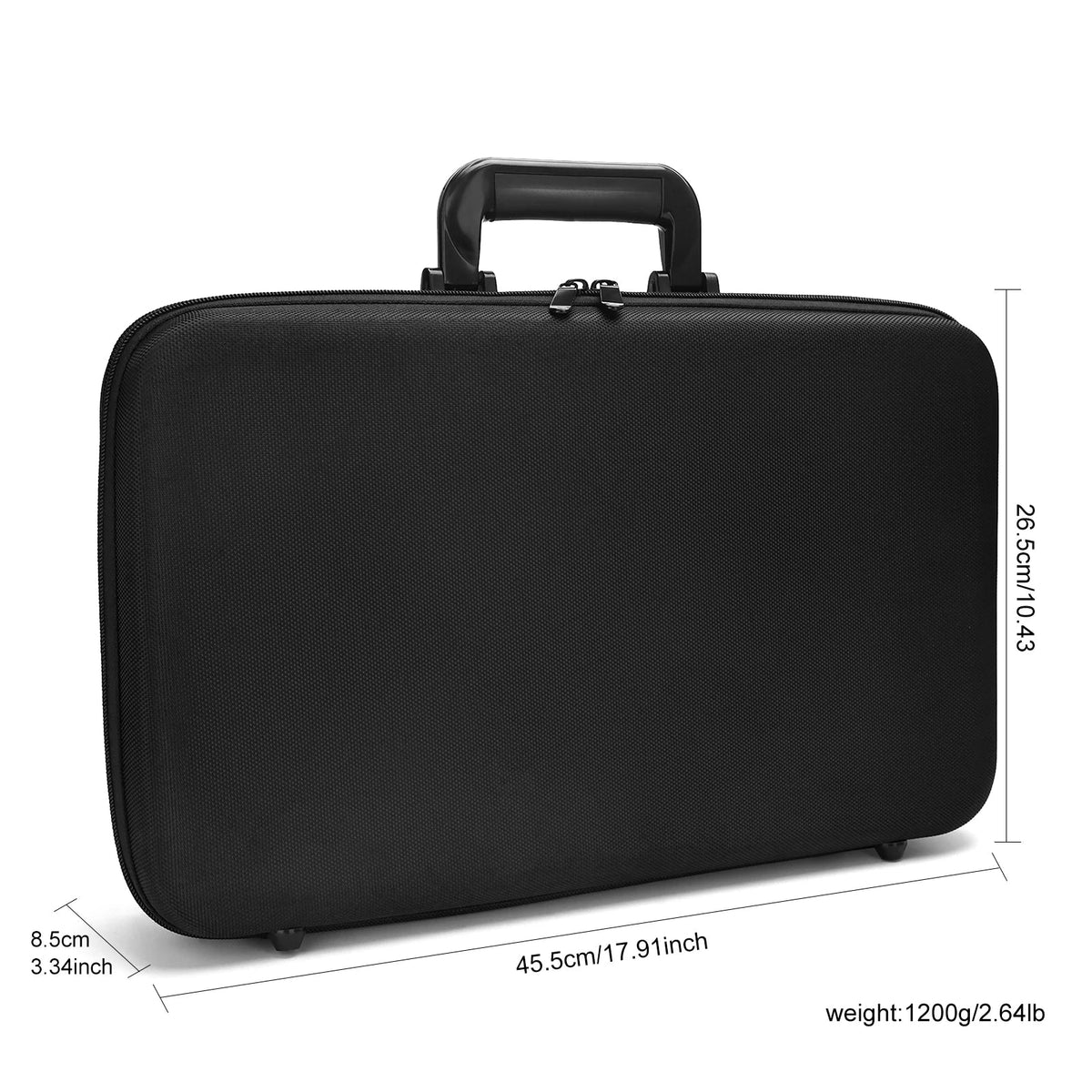 High-Capacity Barber Bag | PU Leather Salon Organizer Case