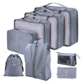 8-Piece Travel Packing Cubes Set – Waterproof Luggage Organizer