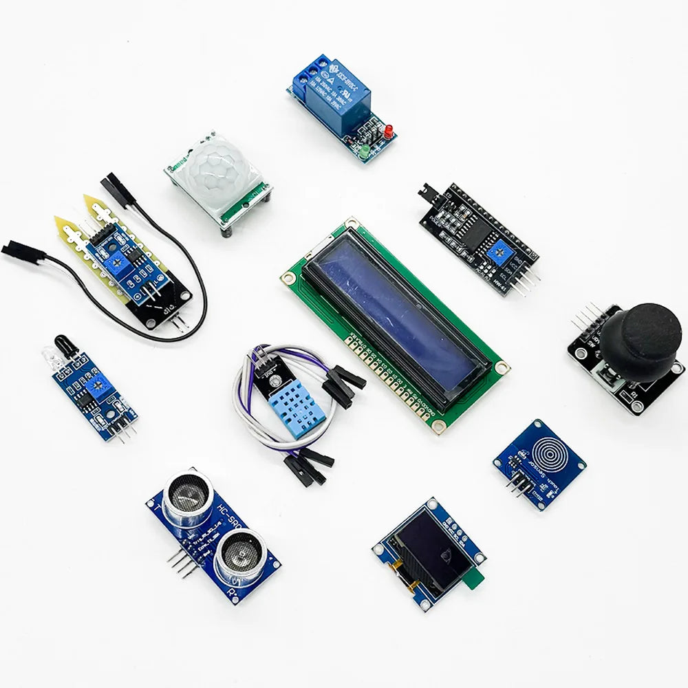 Arduino R3 Starter Kit – 1602 LCD & 0.96" OLED Display DIY Pack