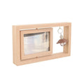 Double-Sided Rotating Wooden Photo Frame | Flip Design
