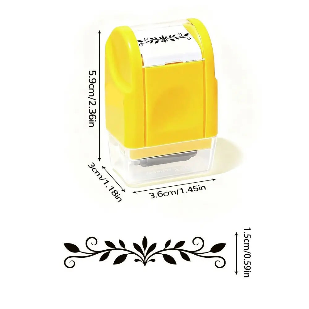 Vine Pattern Rolling Stamp – Retro DIY Craft Roller Seal