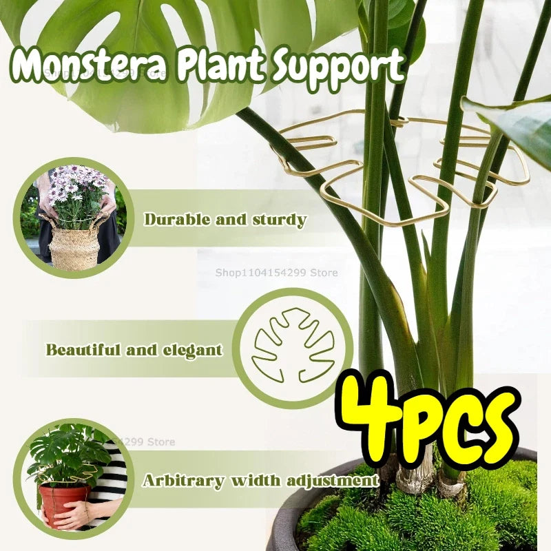 Adjustable Metal Plant Stem Support Clips | Vine & Flower Trainer