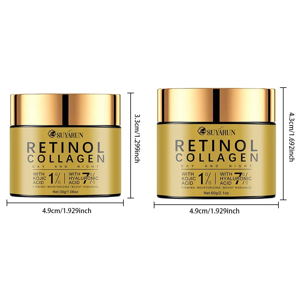 Retinol Moisturizer – Kojic Acid & Hyaluronic Acid Day & Night