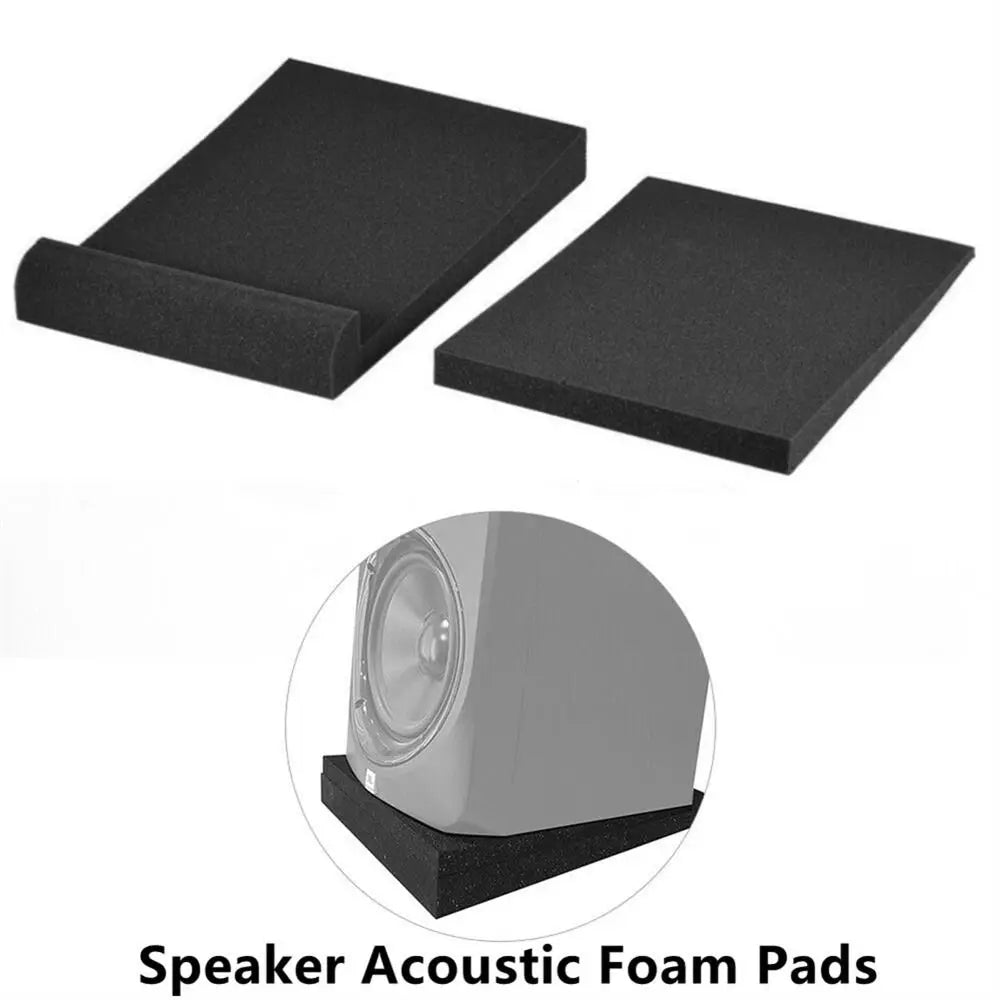 Studio Monitor Isolation Pads – Acoustic Foam Speaker Pads