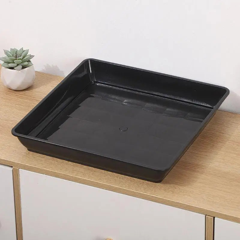 Plant Saucer Square Durable Flower Pot Indoor Outdoor Heavy Duty Tray