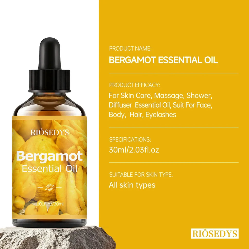 Bergamot Essential Oil – Pure Aromatherapy, Massage & Hair Care
