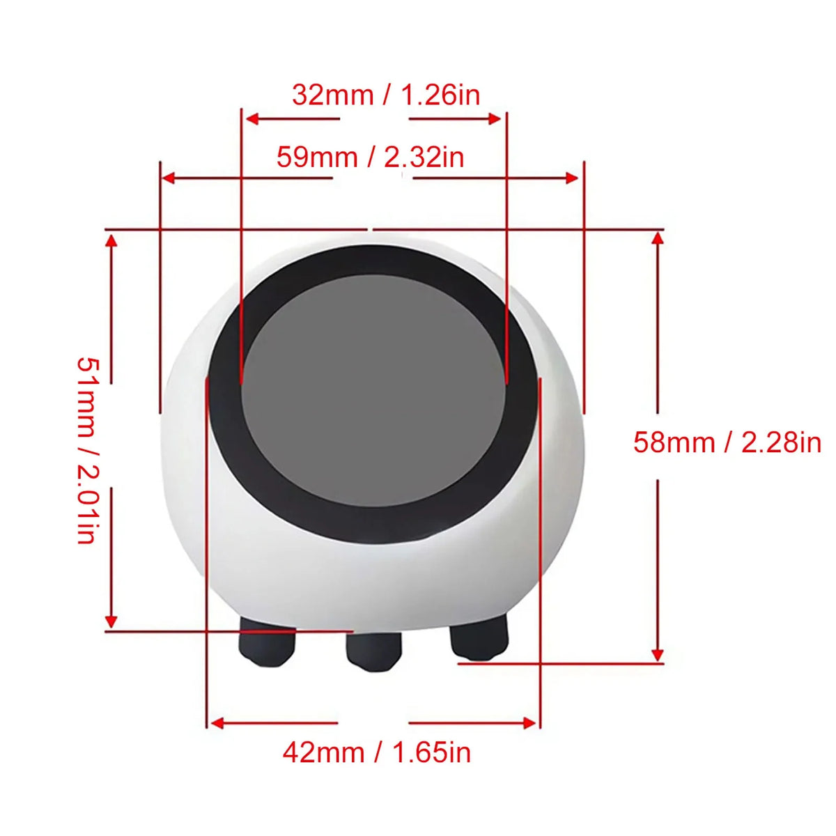 Smart Talking Robot Companion Voice Wake Up Screen Deepseek AI