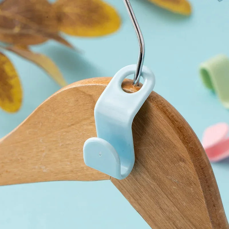 Clothes Hanger Connector Hooks – Closet Space-Saving Organizer