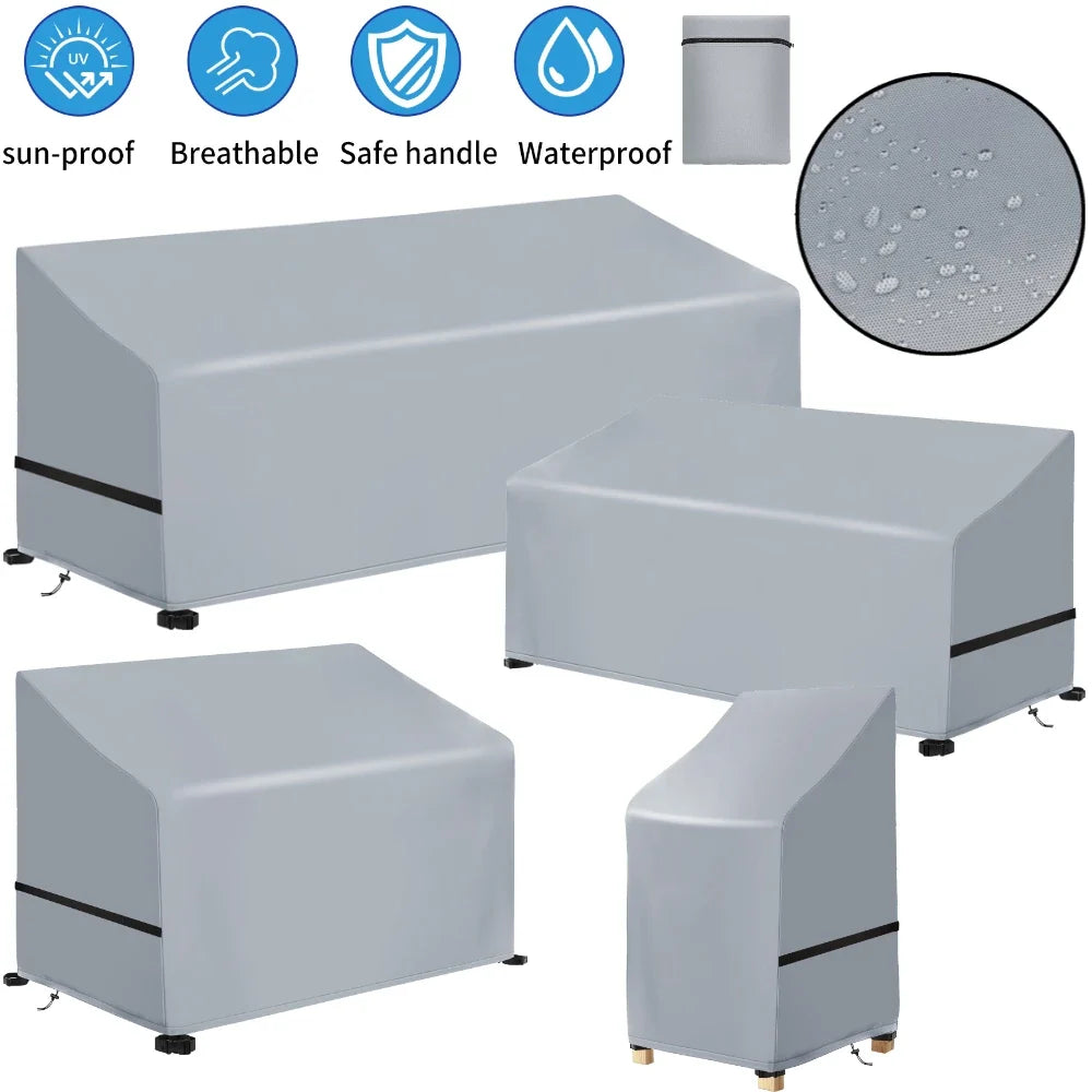 210D Oxford Waterproof Patio Furniture Cover | 4 Sizes
