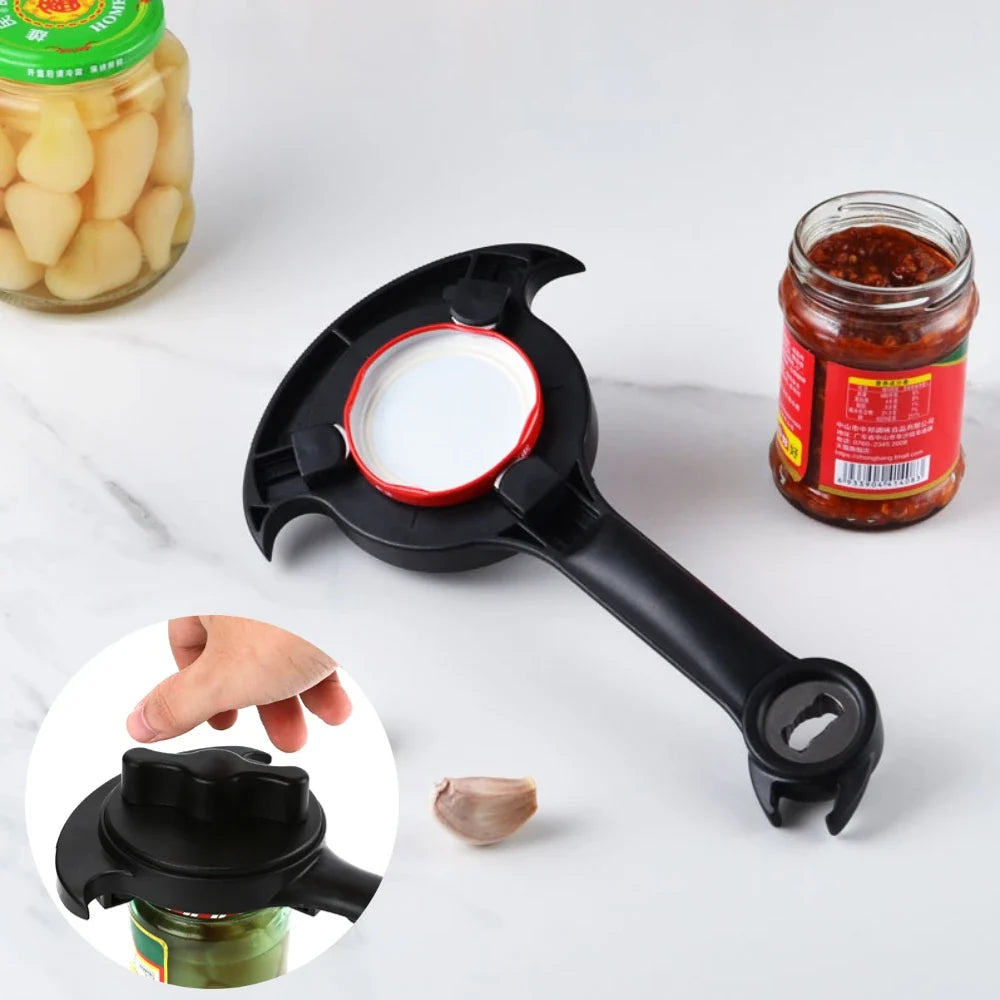 All-in-One Bottle & Can Opener – Stainless Steel Multi-Function