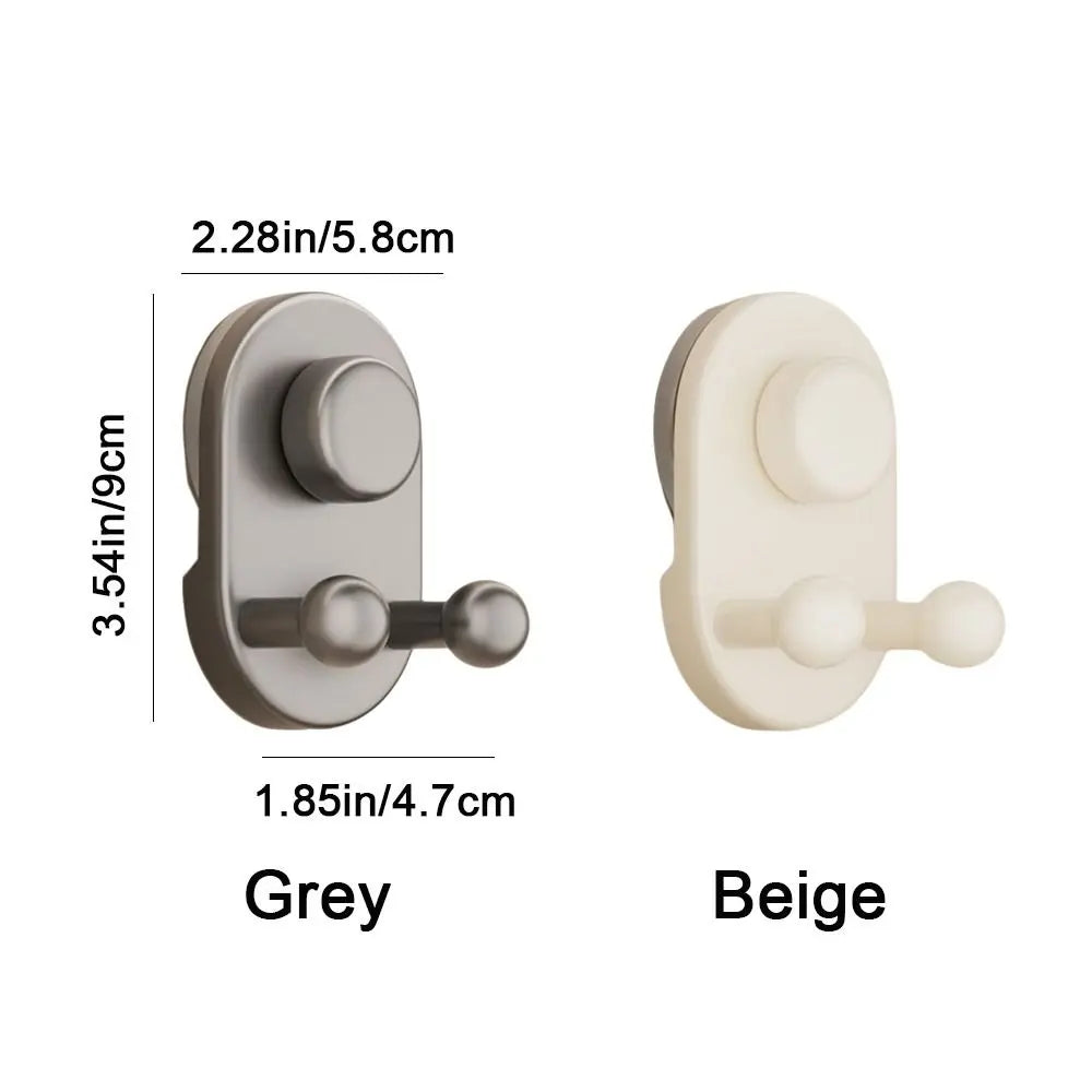 Suction Cup Double Wall Hooks No-Mark Waterproof – Set of 3