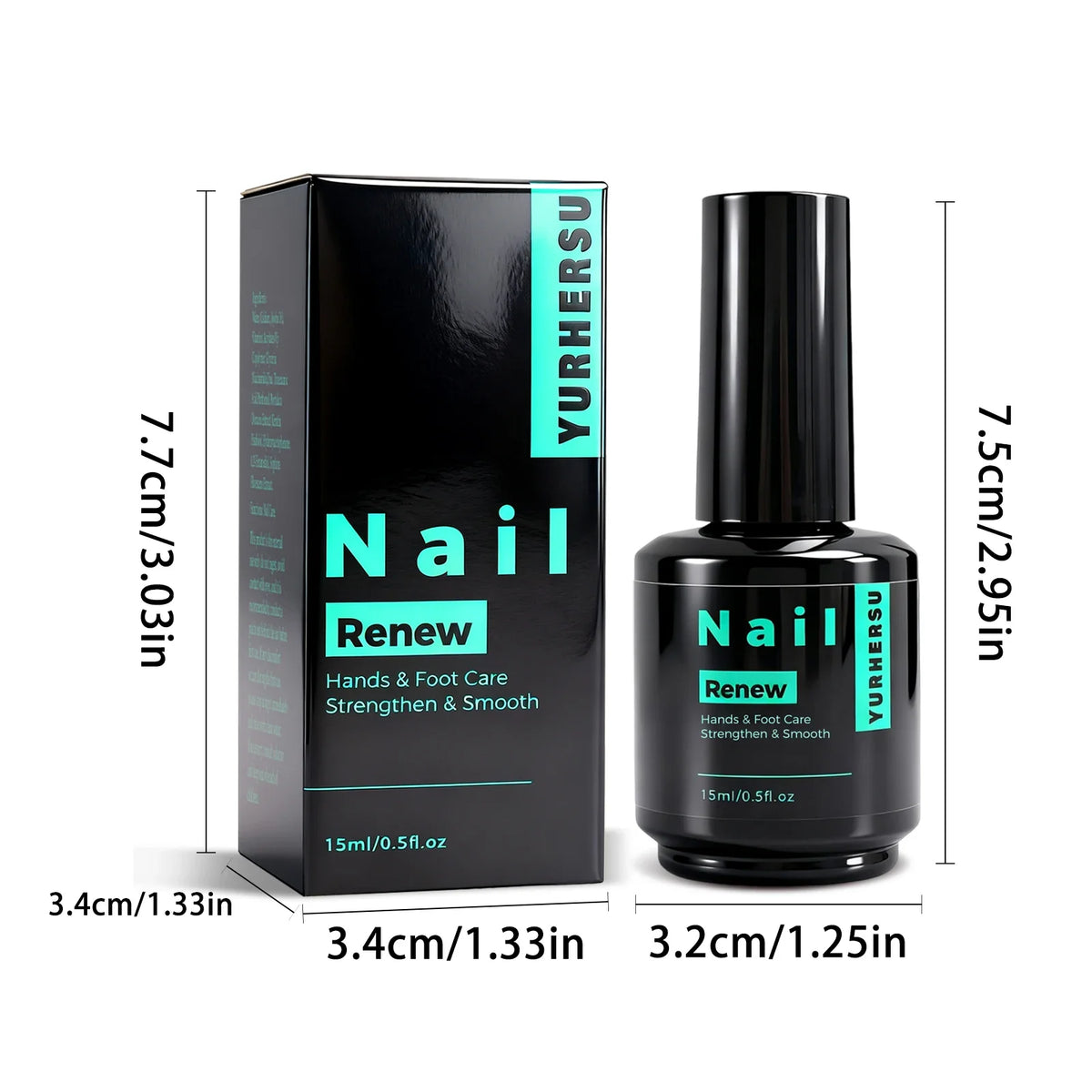 YURHERSU 15ml Nail Polish – Quick Dry, Glossy & Chip Resistant