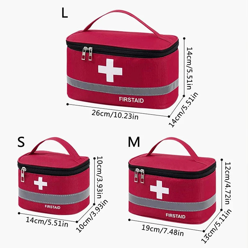 Portable First Aid Travel Medicine Medication Storage Bag