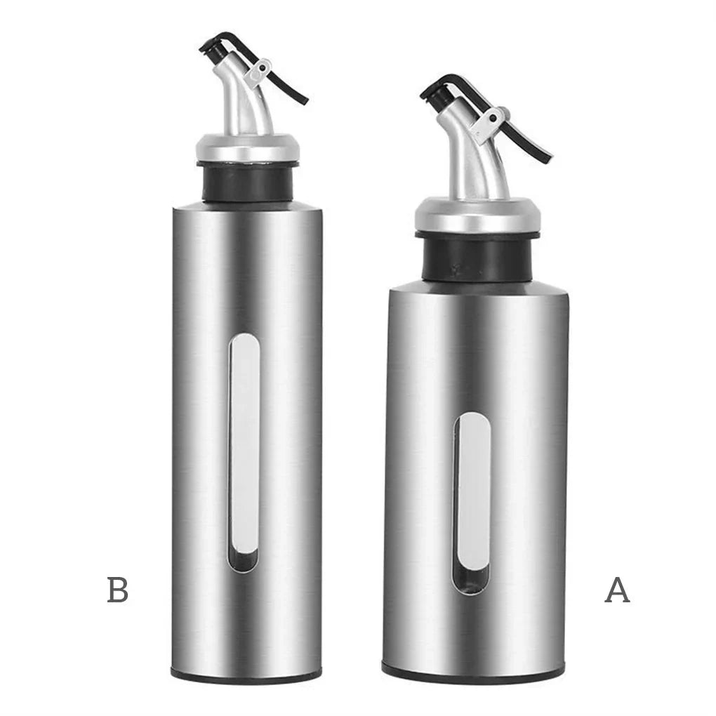KEMORELA Stainless Steel Oil & Vinegar Dispenser Bottle