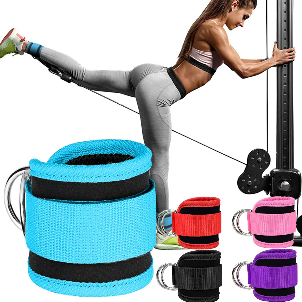 Neoprene Ankle Strap Cuff – D-Ring Cable Machine Gym Strap