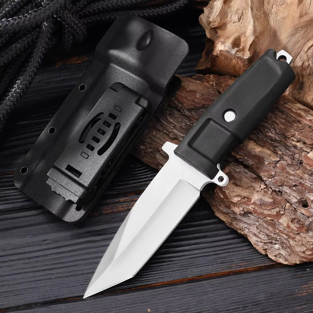 COOKCRAZE Fixed Blade Camping Knife with Sheath | 4Cr14 Steel