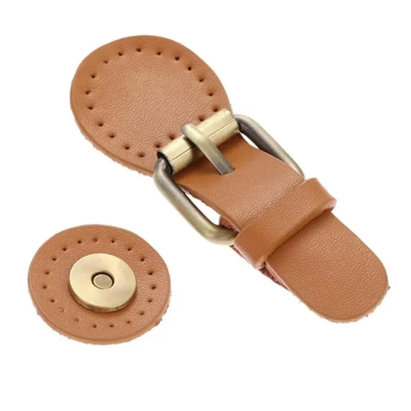 Sewing Leather Magnetic Snap Buckles Fasteners Handmade DIY Patchwork