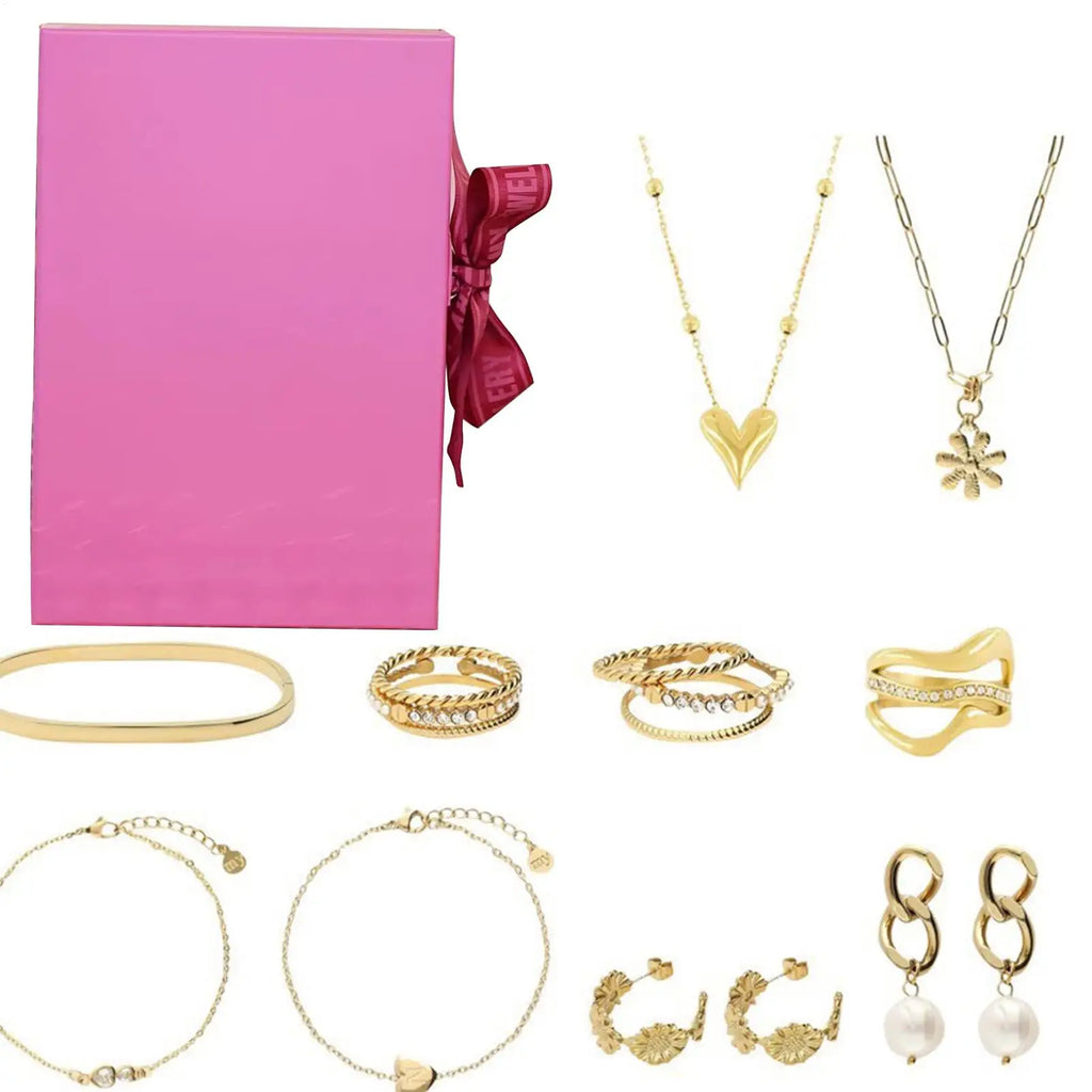 Jewelry Advent Calendar 10 Days Countdown Christmas Box Trendy