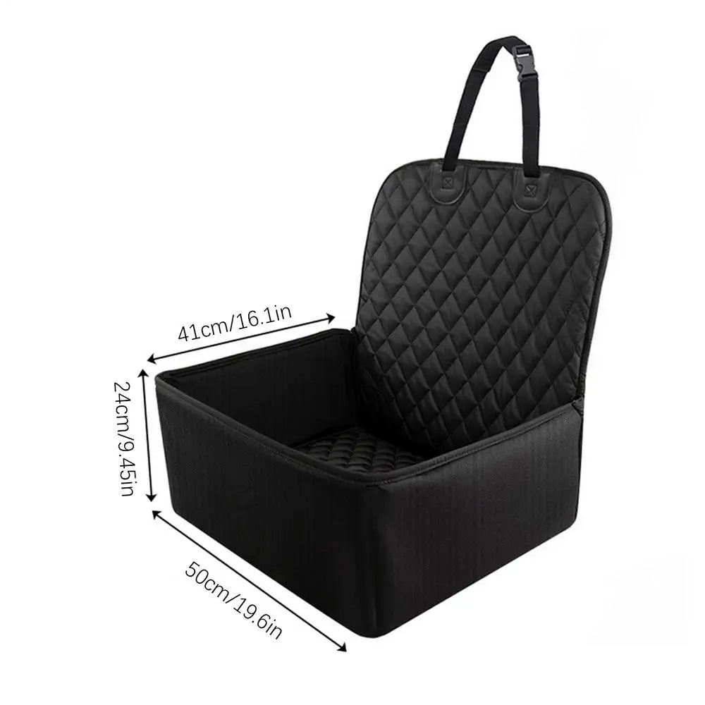 Pet Car Seat Cushion – Dog Booster Cover for Back & Front Seat