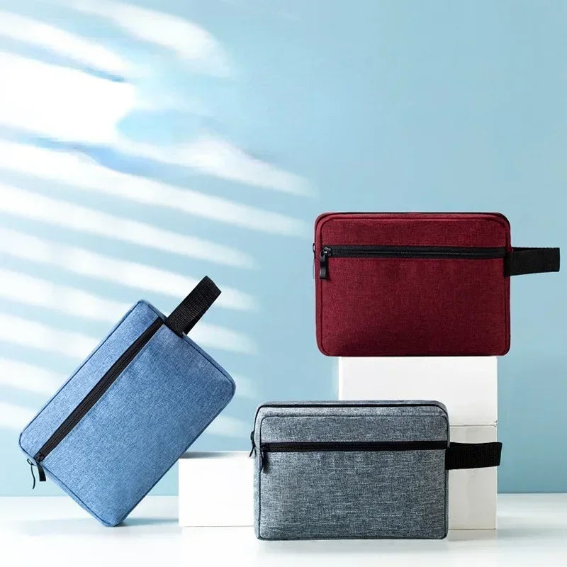 2-Piece Waterproof Travel Toiletry Bag Set | Women & Men