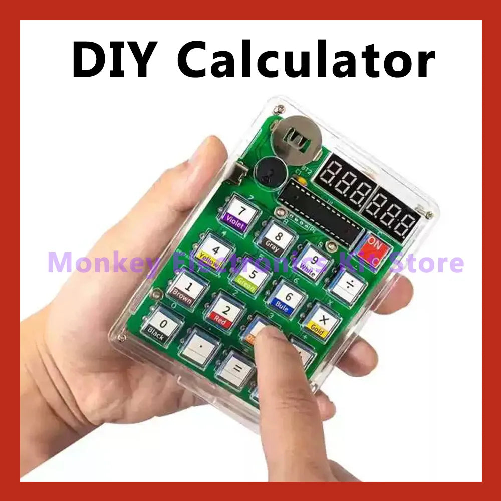 DIY Calculator Kit – LED Display Soldering Practice Project
