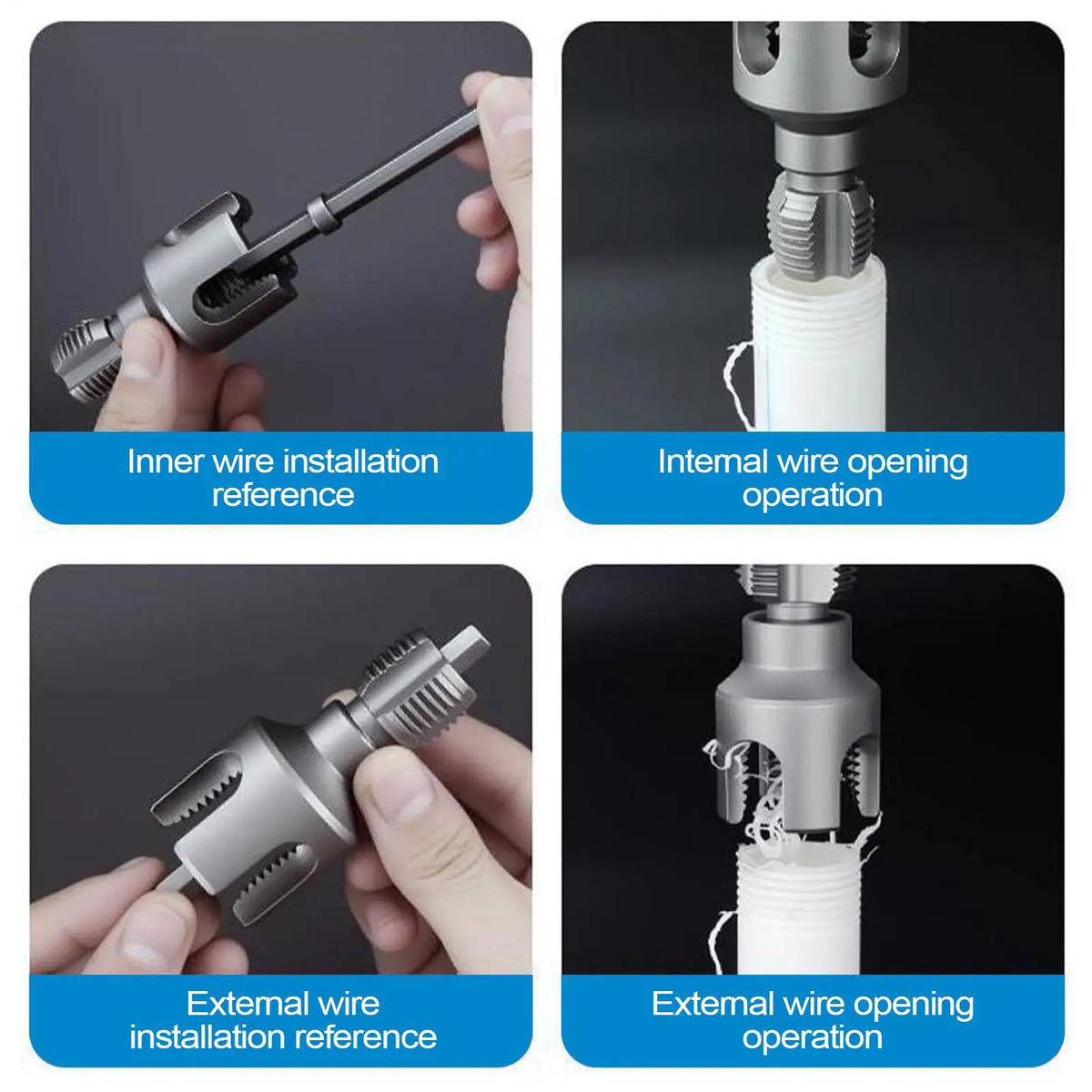 Water Pipe Threader Tapping Tool Ppr Pvc Internal Thread External