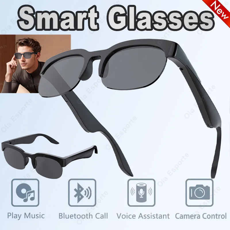2026 Smart Glasses Bluetooth Call Voice Assistant Music Outdoor Sport
