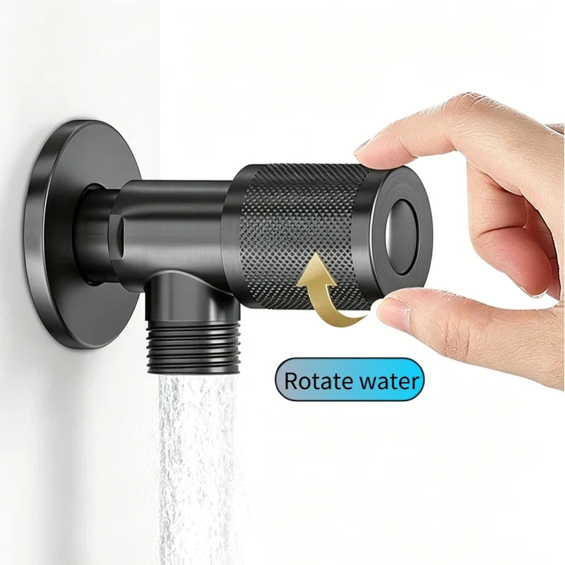 G1/2 Brass Triangle Stop Valve – Universal Water Inlet Valve
