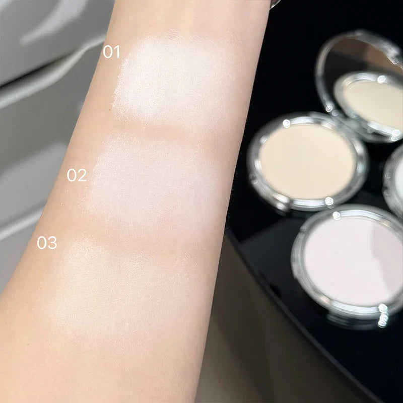 NICEKEY Pink Ballet 3-Color Matte Pressed Setting Powder 10g