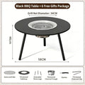 Portable Folding Smokeless Charcoal BBQ Grill | Outdoor Stove