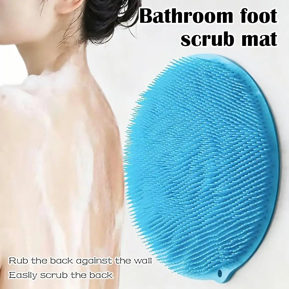 Silicone Foot Scrubber Mat – Non-Slip Bath Massage Pad