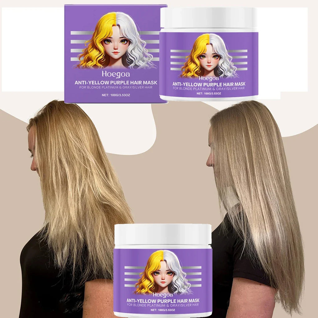 Purple Hair Mask – Toning Deep Conditioner for Blonde & Gray Hair