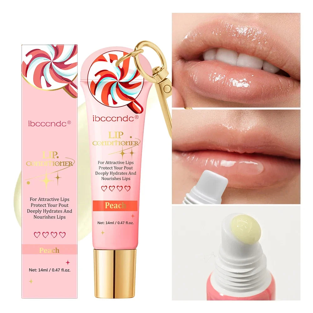 ibcccndc Lip Duo – Lip Conditioner & Gloss Set with Keychain